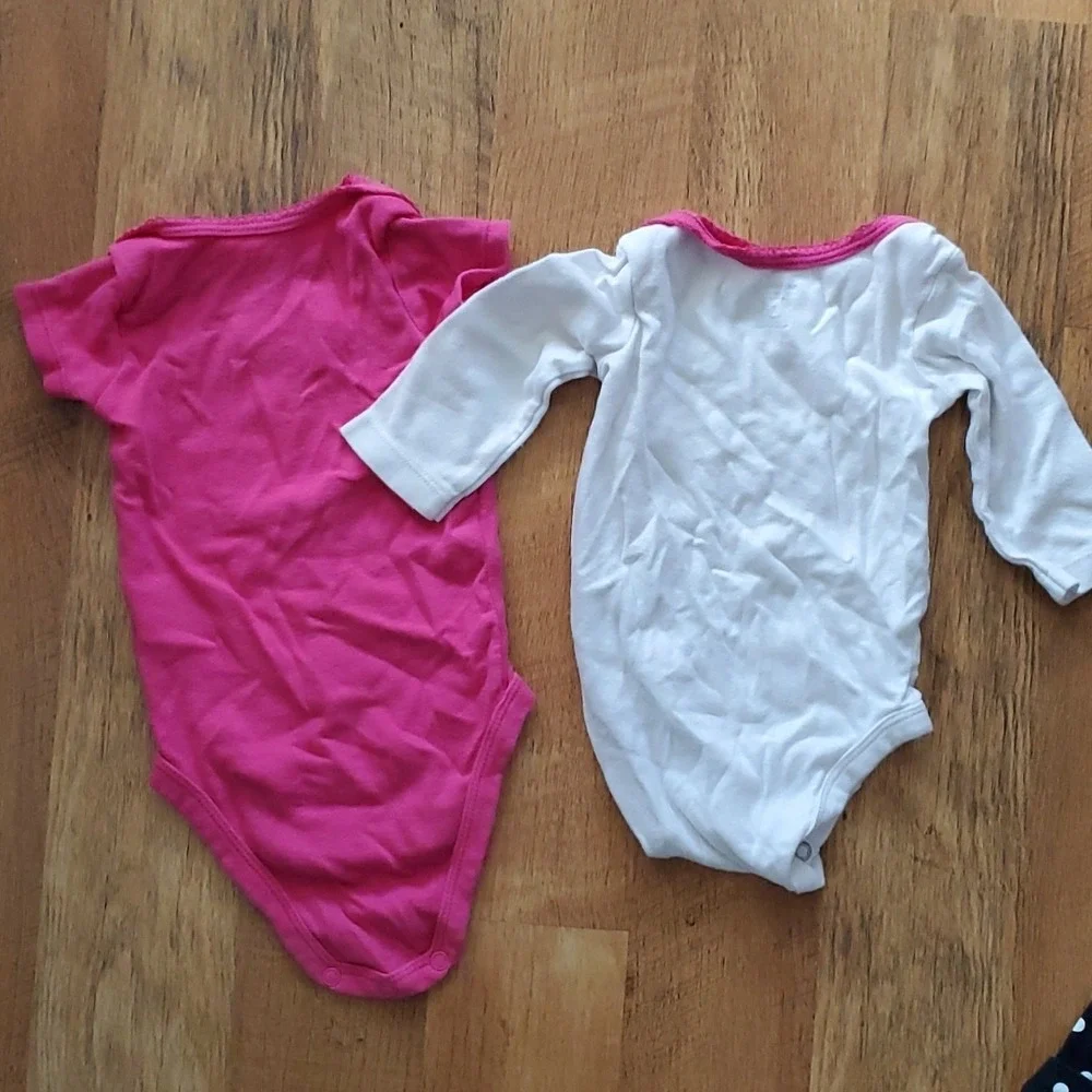Carters Girls Cupcake 3 Piece Outfit- 2 Onesies and Pants set 3M‎ - Picture 7 of 7
